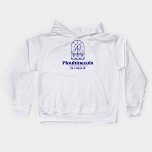 Plouhinecois at heart - Brittany Morbihan 56 BZH Mer Plouhinec Kids Hoodie